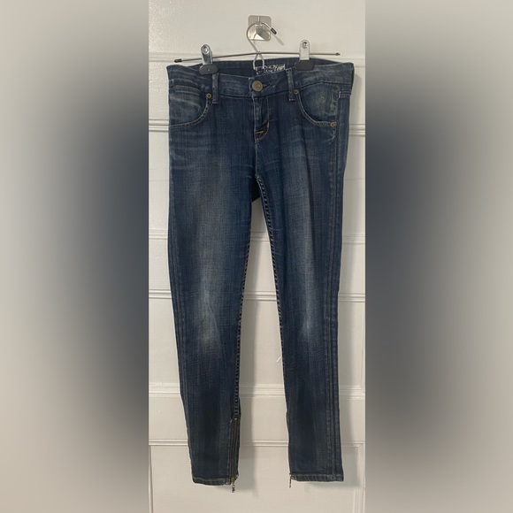 Women’s Hudson Low Rise Jeans w/ Inner Ankle Zippers - Picture 1 of 5